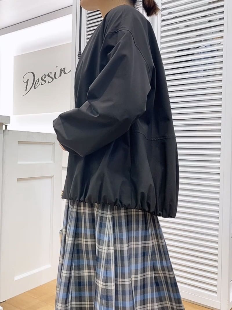 Hamaさんの「Dessin｜【洗える】コットンVネックニット」を使ったコーディネート