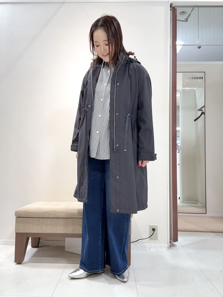 YUIさんの「UNTITLED｜◆【2WAY/洗える/はっ水】グログランモッズコート」を使ったコーディネート