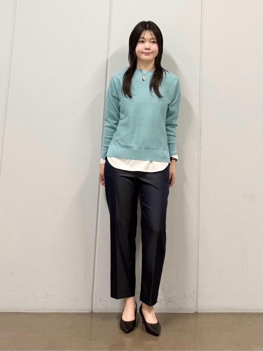 mizukiさんの「INDIVI｜【撥水／フード取外し可】凹凸素材ブルゾン」を使ったコーディネート