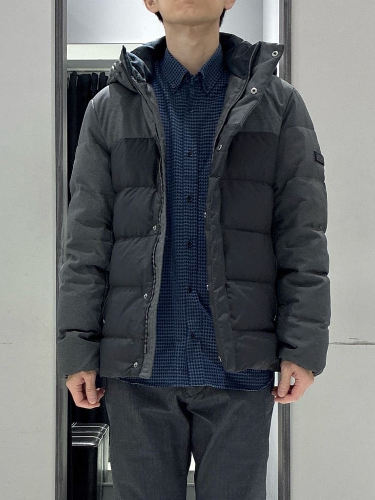 わいずみさんの「TAKEO KIKUCHI｜【抗菌防臭/シーズンレス】シアサッカーギンガムチェック ストレッチシャツ」を使ったコーディネート
