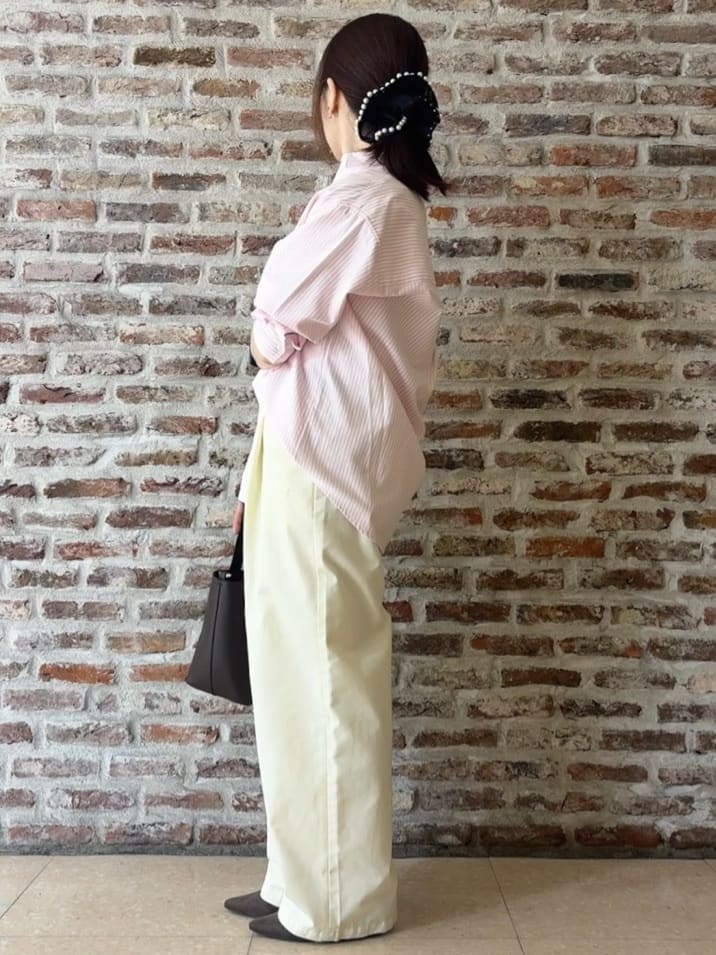 tokiさんの「THE SHOP TK｜【POLO BCS 別注】ストライプOXシャツ」を使ったコーディネート