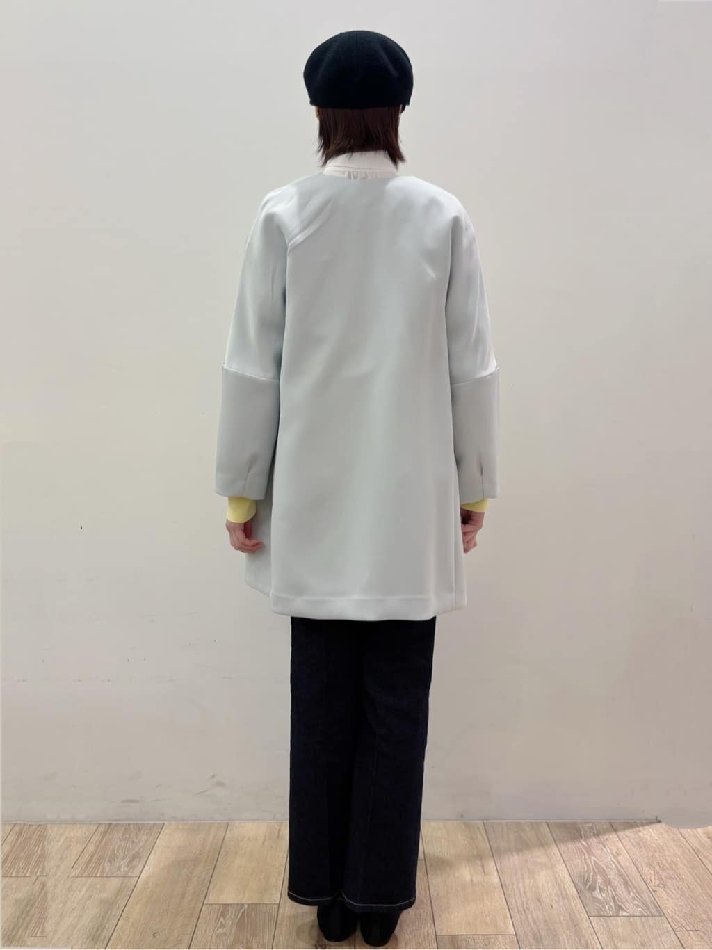 RINさんの「OPAQUE.CLIP｜フォルムスリーブミドルコート【洗濯機OK】」を使ったコーディネート
