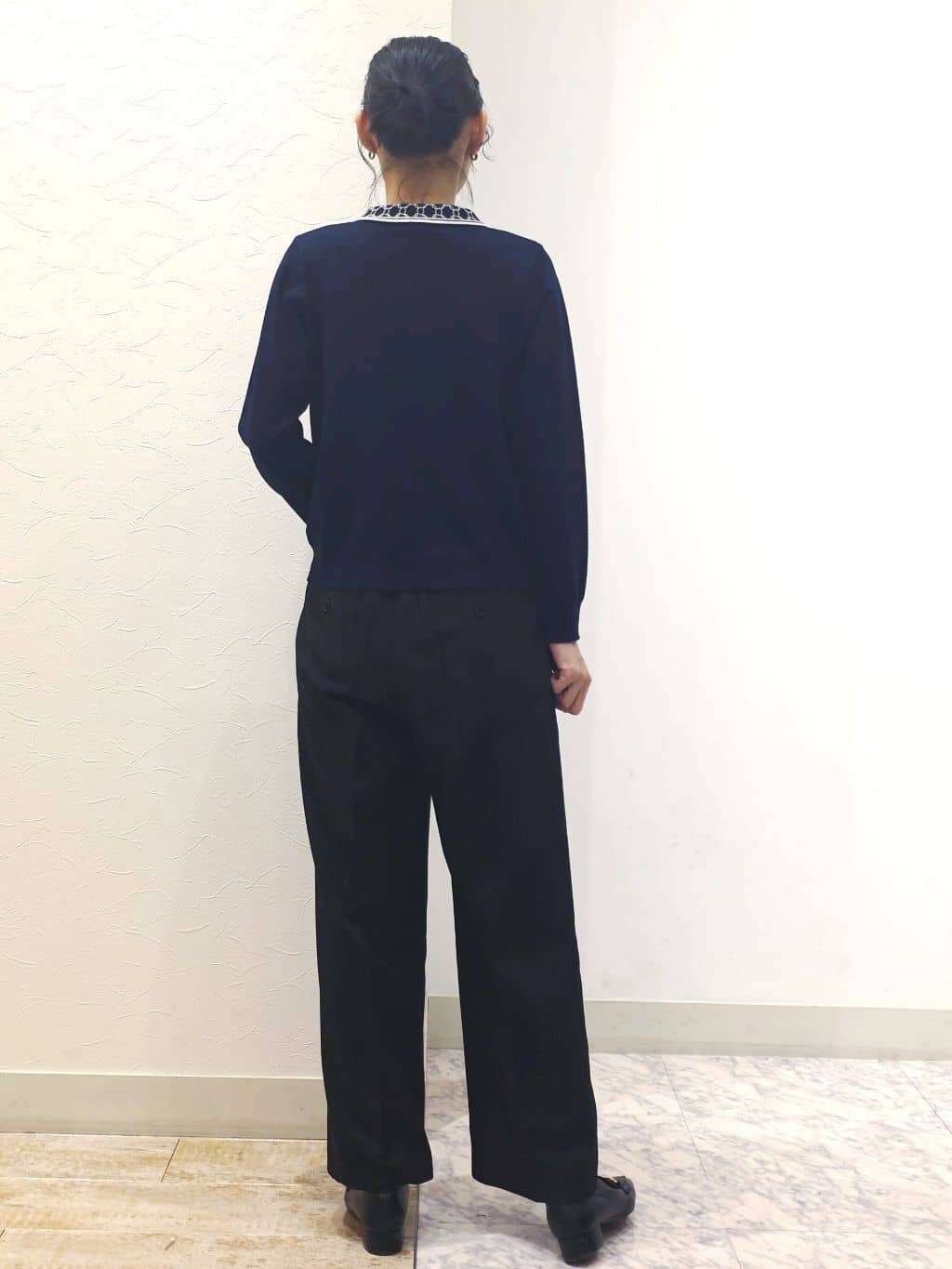 ケイさんの「grove｜リネンライクストライプワイドパンツ」を使ったコーディネート