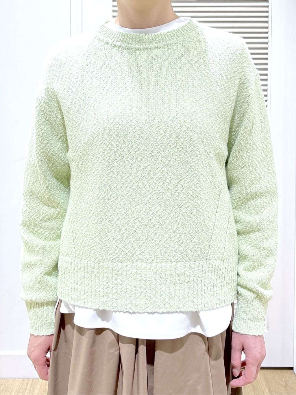Miyazakiさんの「Dessin｜【花粉ガード/撥水加工/洗える】クルーネックスプリングコート」を使ったコーディネート