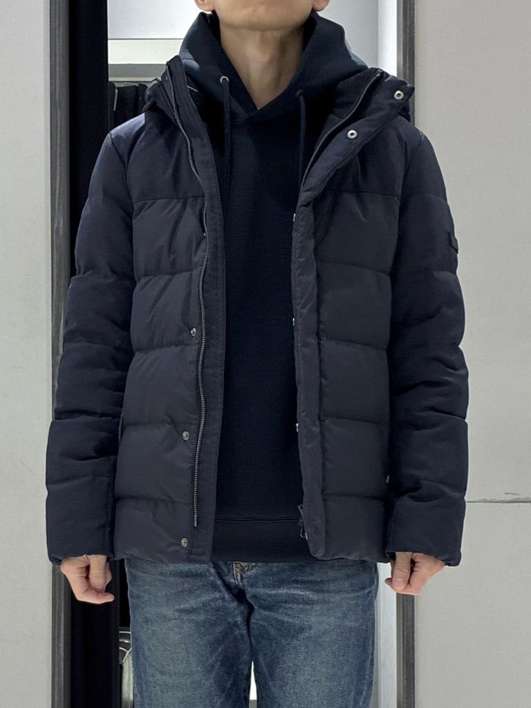 わいずみさんの「TAKEO KIKUCHI｜カラーコンビ ダウンブルゾン」を使ったコーディネート