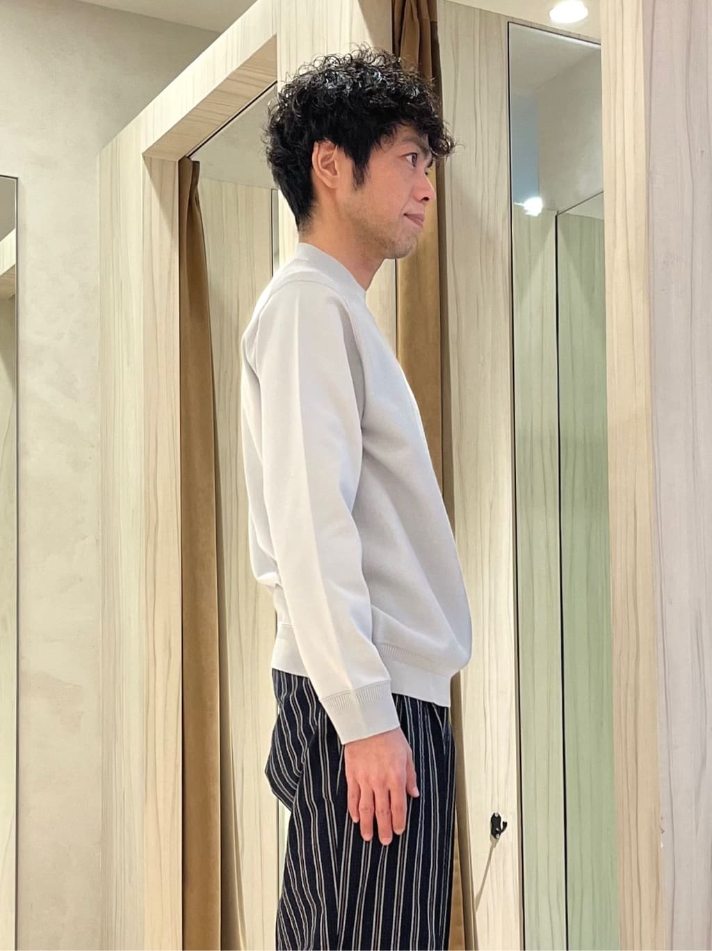 URAさんの「TAKEO KIKUCHI｜【BOWLER HAT LABEL】サッカーストライプ ダブルジャケット」を使ったコーディネート