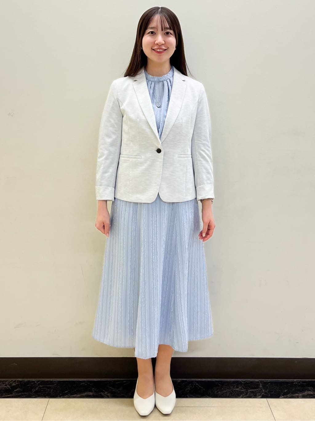 mikikoさんの「Reflect｜【SS-4Lサイズ／UVカット／接触冷感】匠ジャケット／ベーシックテーラード」を使ったコーディネート
