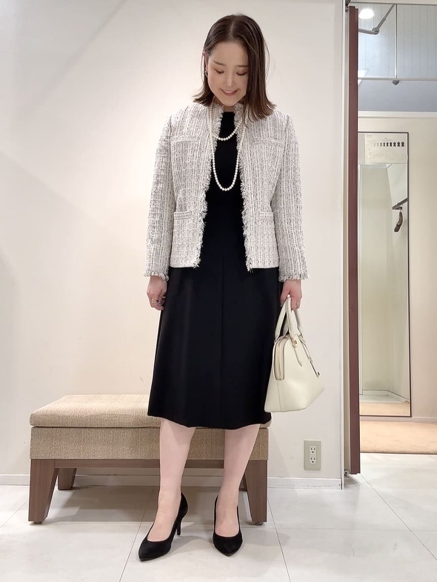 YUIさんの「UNTITLED｜【仕事着/スーツ】ファンシーツイード ジャケット」を使ったコーディネート