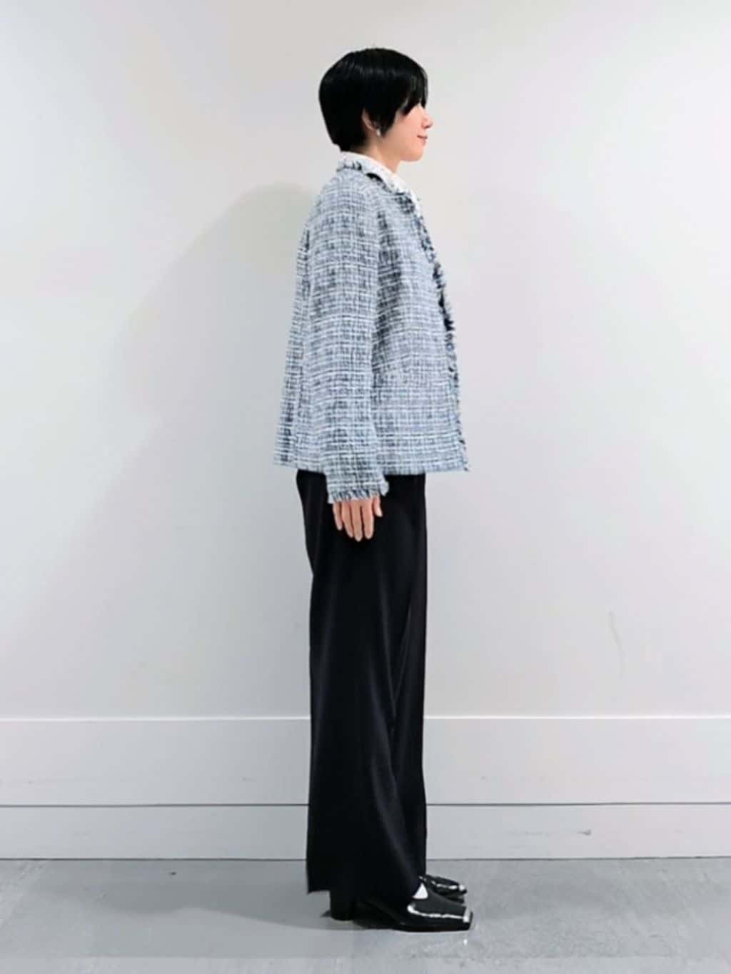 ミズタさんの「UNTITLED｜【仕事着/スーツ】ファンシーツイード ジャケット」を使ったコーディネート
