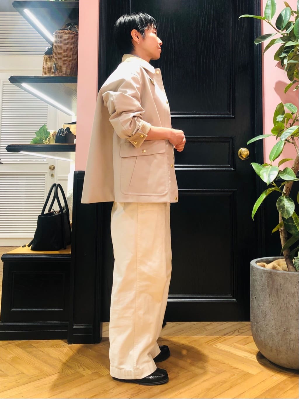 OGATAさんの「DRESSTERIOR｜【ウォッシャブル】スプリング ハンティングジャケット」を使ったコーディネート