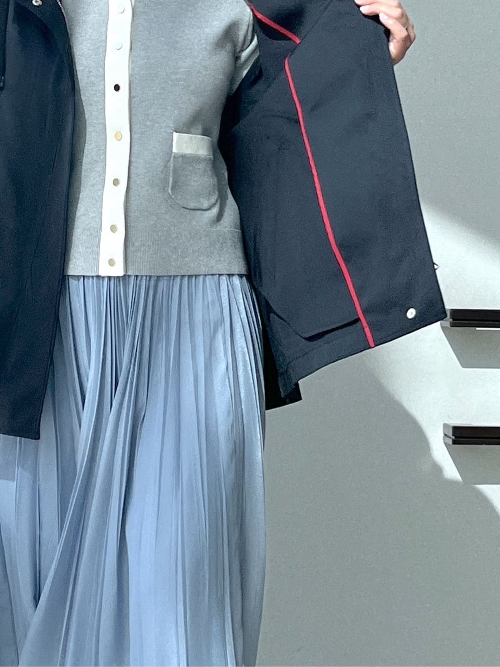 Soeさんの「DRESSTERIOR｜【接触冷感/ウォッシャブル】センタープレスジョーゼットパンツ」を使ったコーディネート