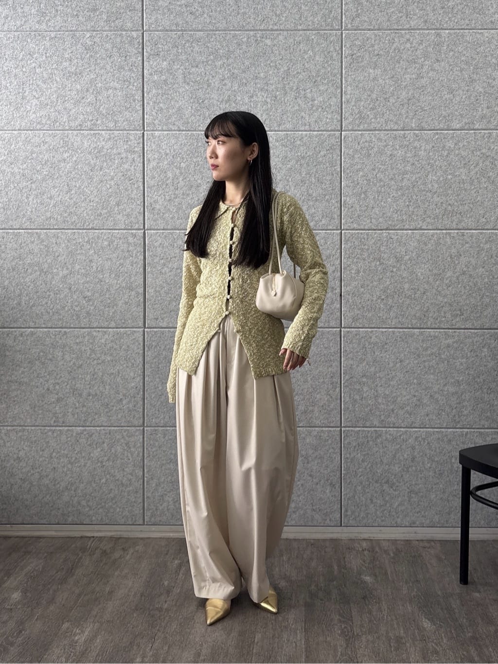 rinaさんの「INDIVI｜ブークレポロニット」を使ったコーディネート