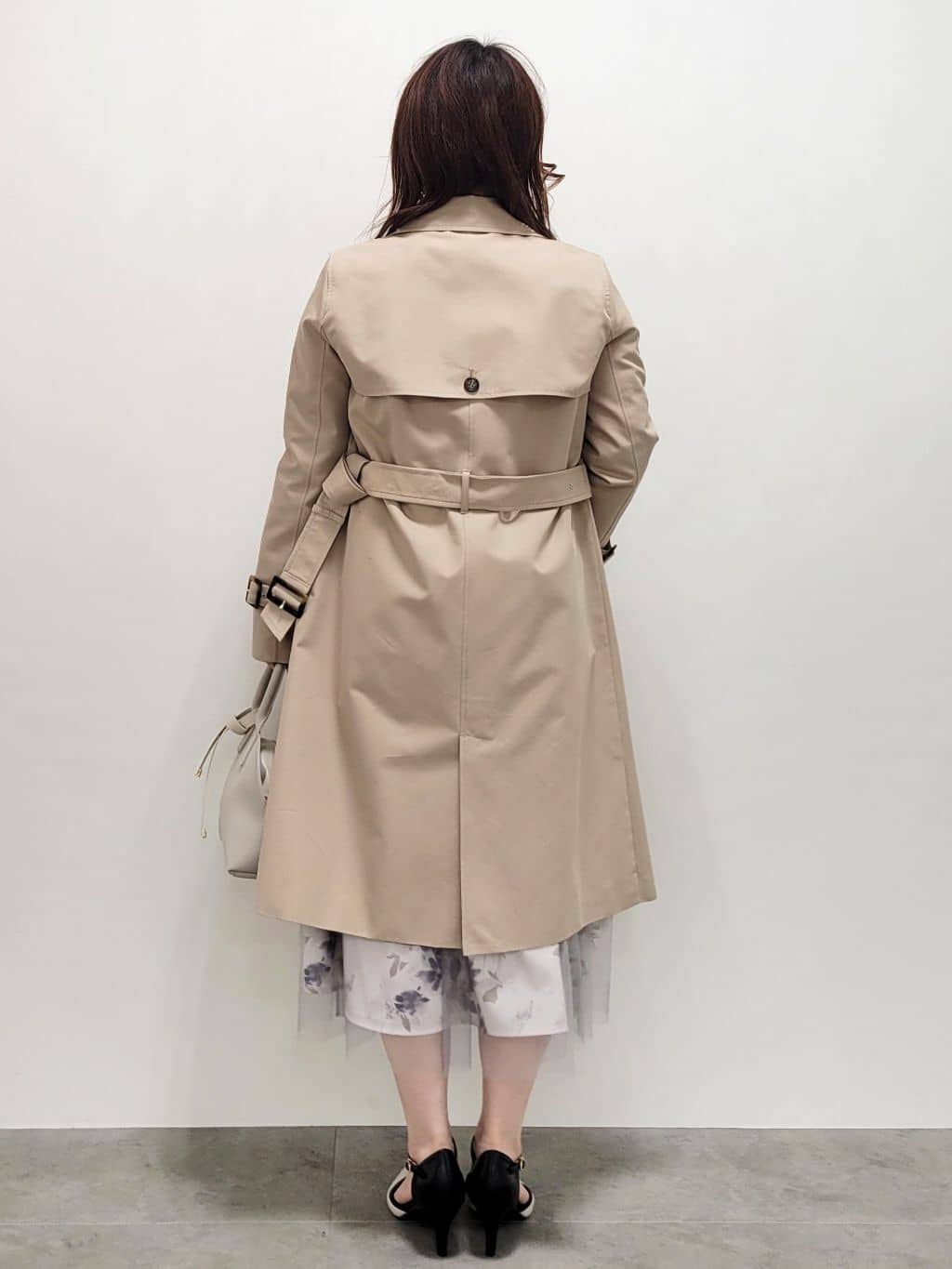 kinaさんの「index｜撥水トレンチコート【洗濯機OK／花粉対応】《XS～3L》」を使ったコーディネート
