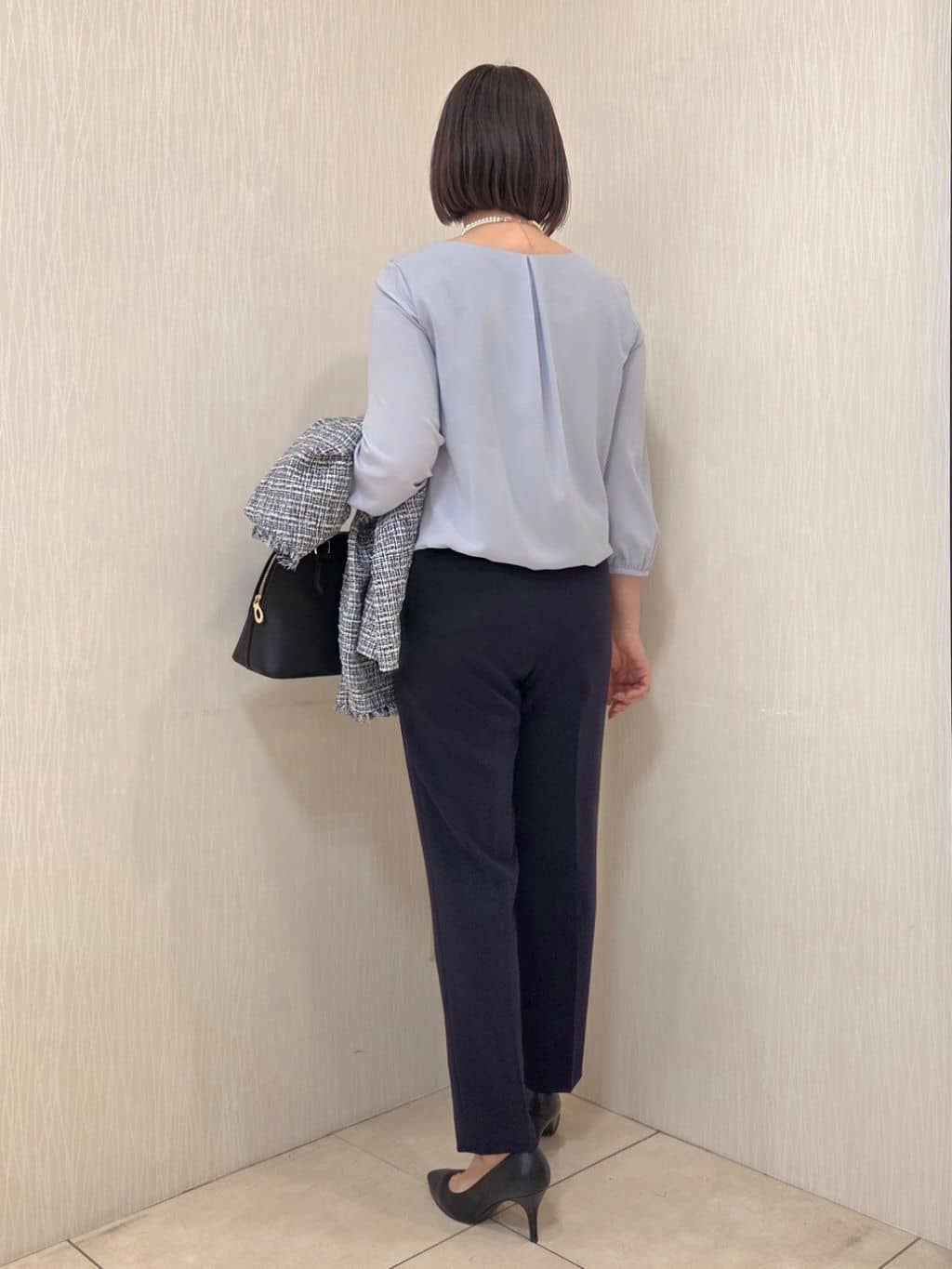 naokoさんの「UNTITLED｜【仕事着/スーツ】ファンシーツイード ジャケット」を使ったコーディネート