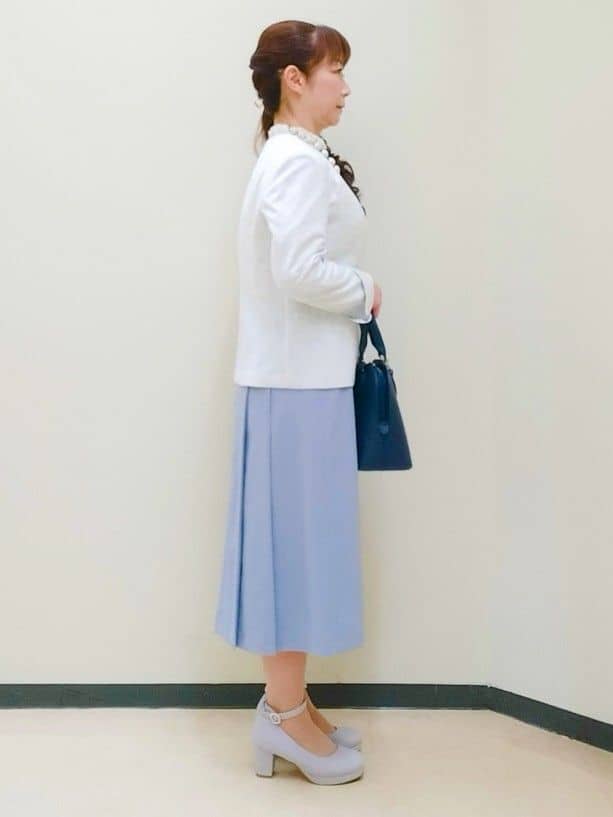 花さんの「Reflect｜【SS-4Lサイズ／UVカット／接触冷感】匠ジャケット／ノーカラー」を使ったコーディネート