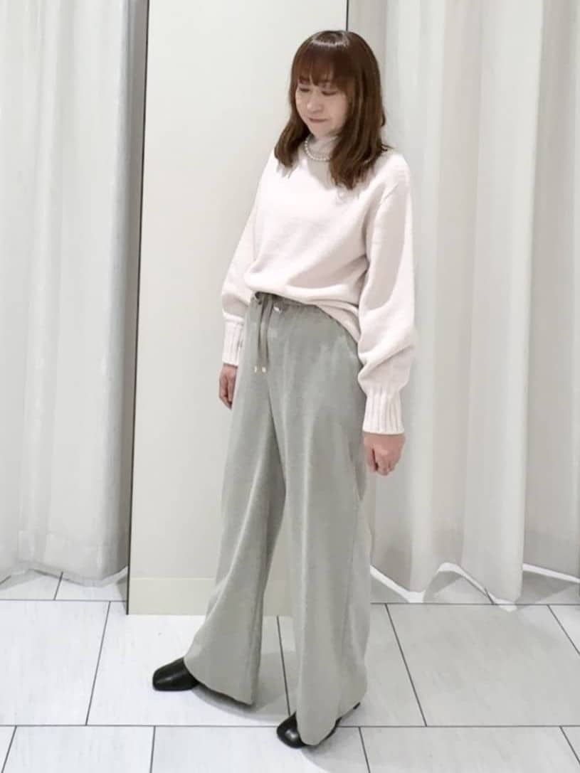 ʏᴜᴋɪᴋᴏさんの「UNTITLED｜【洗える】スポンディッシュ ボトルネックニット」を使ったコーディネート