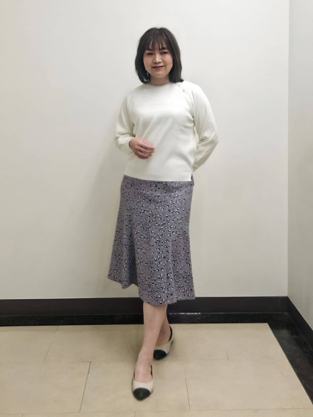 S.xuliさんの「Reflect｜【ゆったり着られる◎】ラグランスリーブニット」を使ったコーディネート