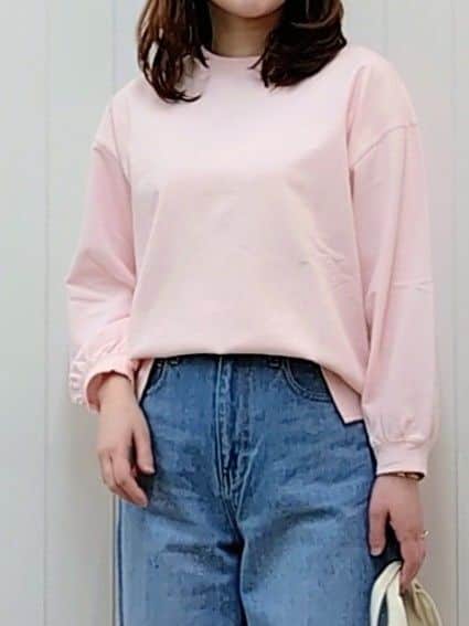 itoさんの「Dessin｜【360度可愛い・洗える】バックヘンリーカットソー」を使ったコーディネート