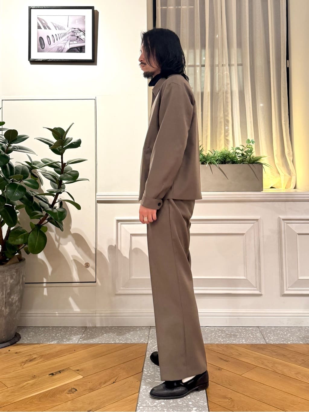 kawarataniさんの「DRESSTERIOR｜【ウォッシャブル】ウールハリントン ジャケット」を使ったコーディネート