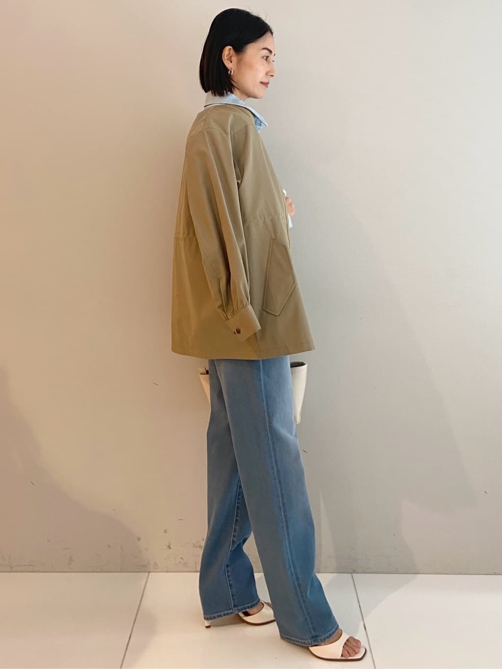 AYAさんの「UNTITLED｜◆【はっ水】ライトコットンミリタリーコート」を使ったコーディネート
