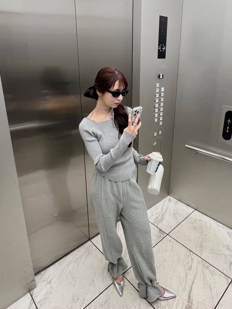 kanamiさんの「CODE A｜square fit knit」を使ったコーディネート