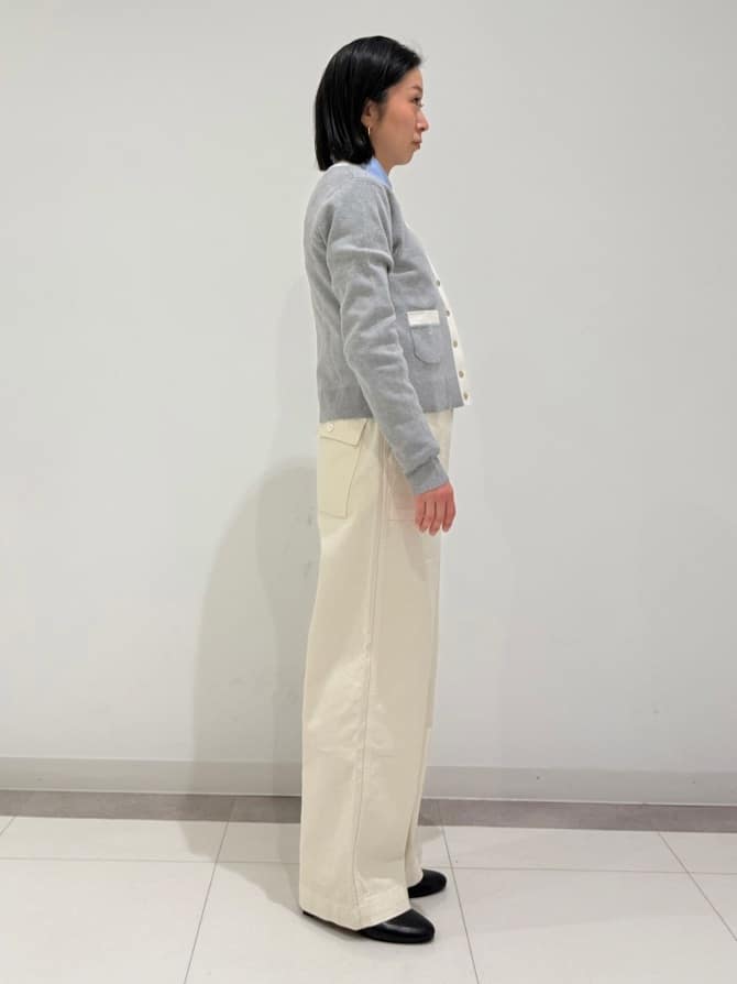 MIYAKAWAさんの「DRESSTERIOR｜◆ウォッシャブル コットンカシミヤ コンビカーデ」を使ったコーディネート