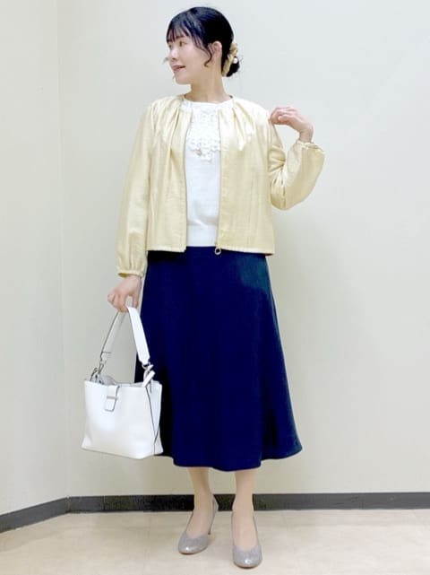  beni_gingerさんの「Reflect｜【ライトアウター／ゆったり羽織れる／気軽な羽織りに◎】ライトブルゾン」を使ったコーディネート