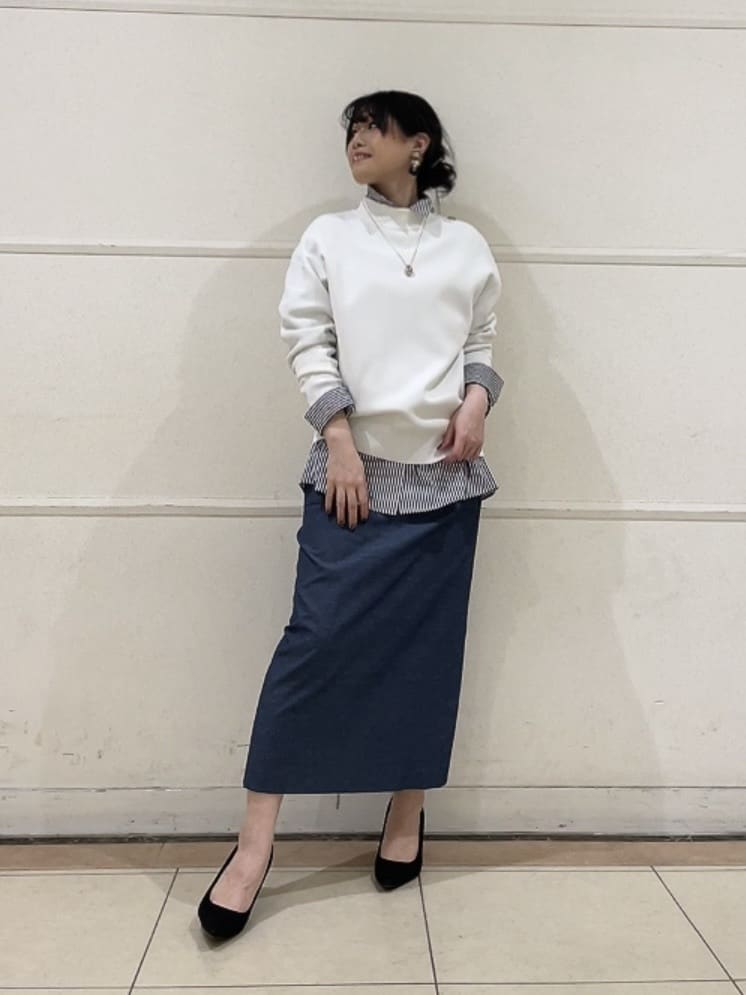 watanabeさんの「UNTITLED｜【洗える】ミラノリブニット」を使ったコーディネート
