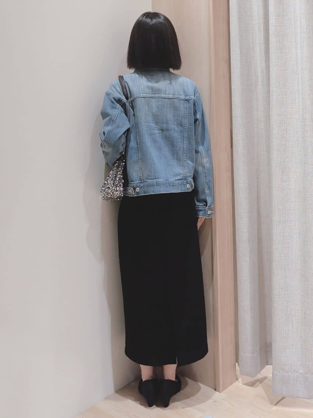 Yuiさんの「grove｜高評価！【洗濯機OK】ベーシックニット【毛玉軽減】」を使ったコーディネート
