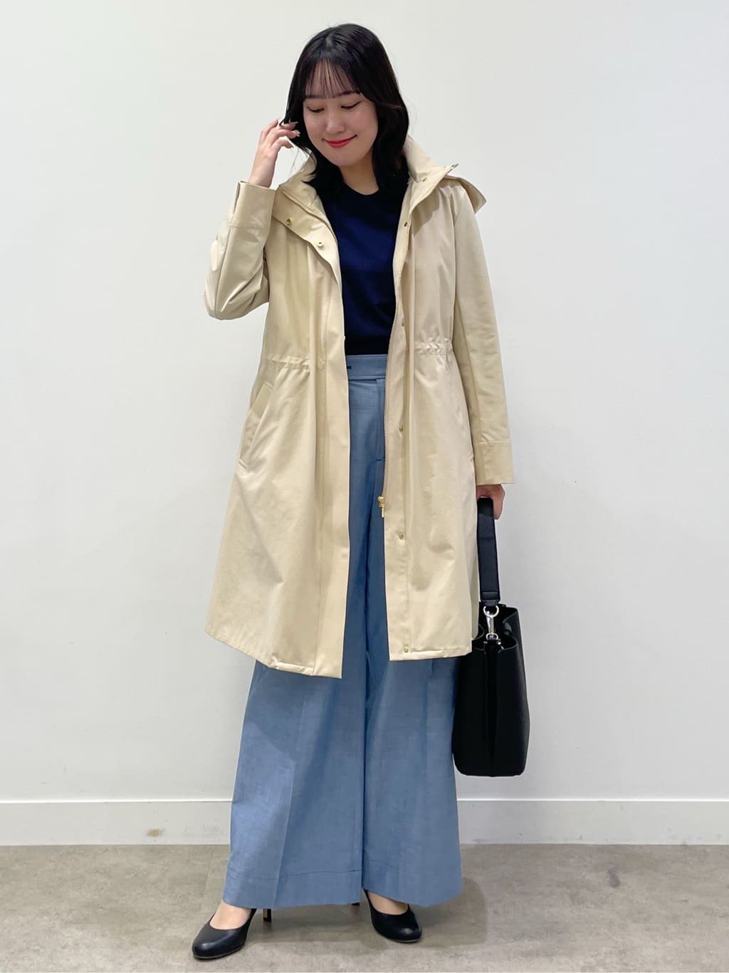 yukariさんの「Reflect｜【中綿ライナー付き】ライナー付きフーデッドロングコート」を使ったコーディネート