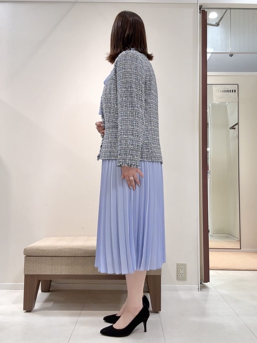 YUIさんの「UNTITLED｜【仕事着/スーツ】ファンシーツイード ジャケット」を使ったコーディネート