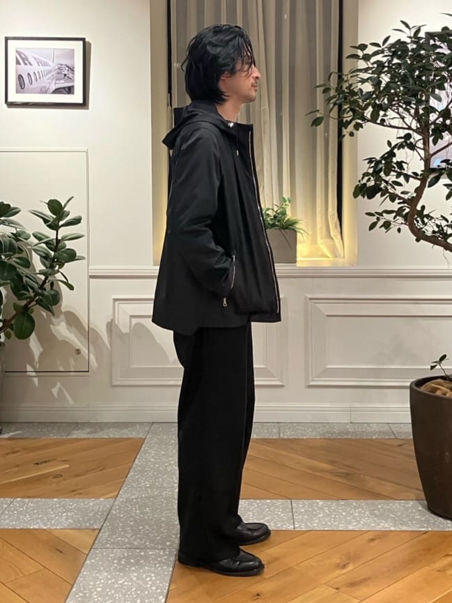 junyaさんの「DRESSTERIOR｜【撥水/透湿素材/ウォッシャブル】LIMONTA ハイスペックパーカー」を使ったコーディネート