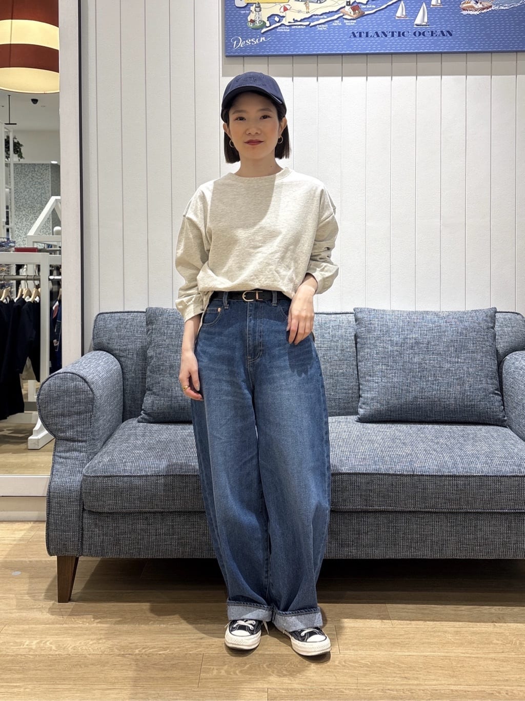 risaさんの「Dessin｜【ユニセックス／リンクコーデ】Herrick Park キャップ」を使ったコーディネート