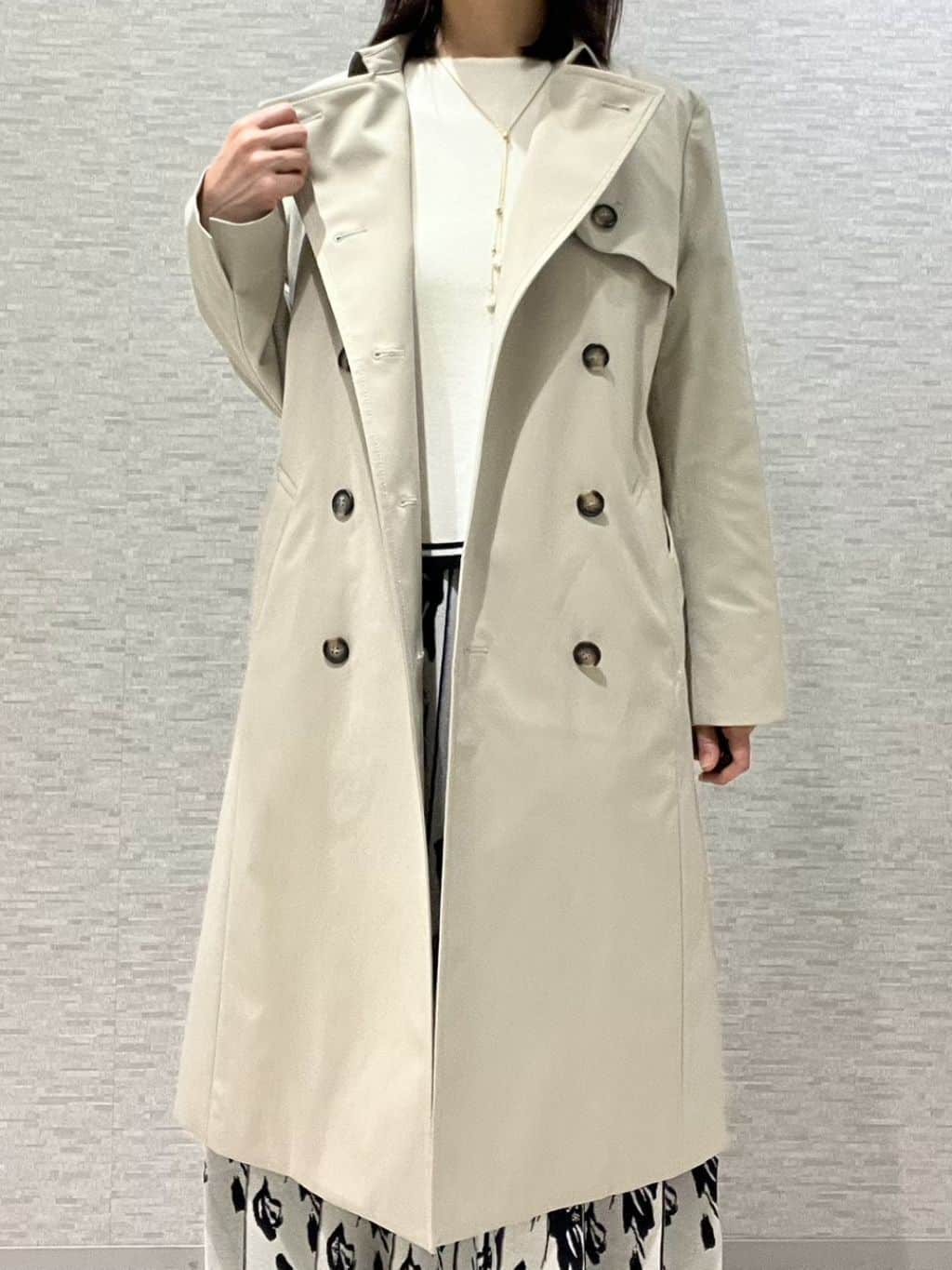 marikoさんの「Reflect｜【通勤／ライナー取り外し可】中綿ライナー付トレンチコート」を使ったコーディネート