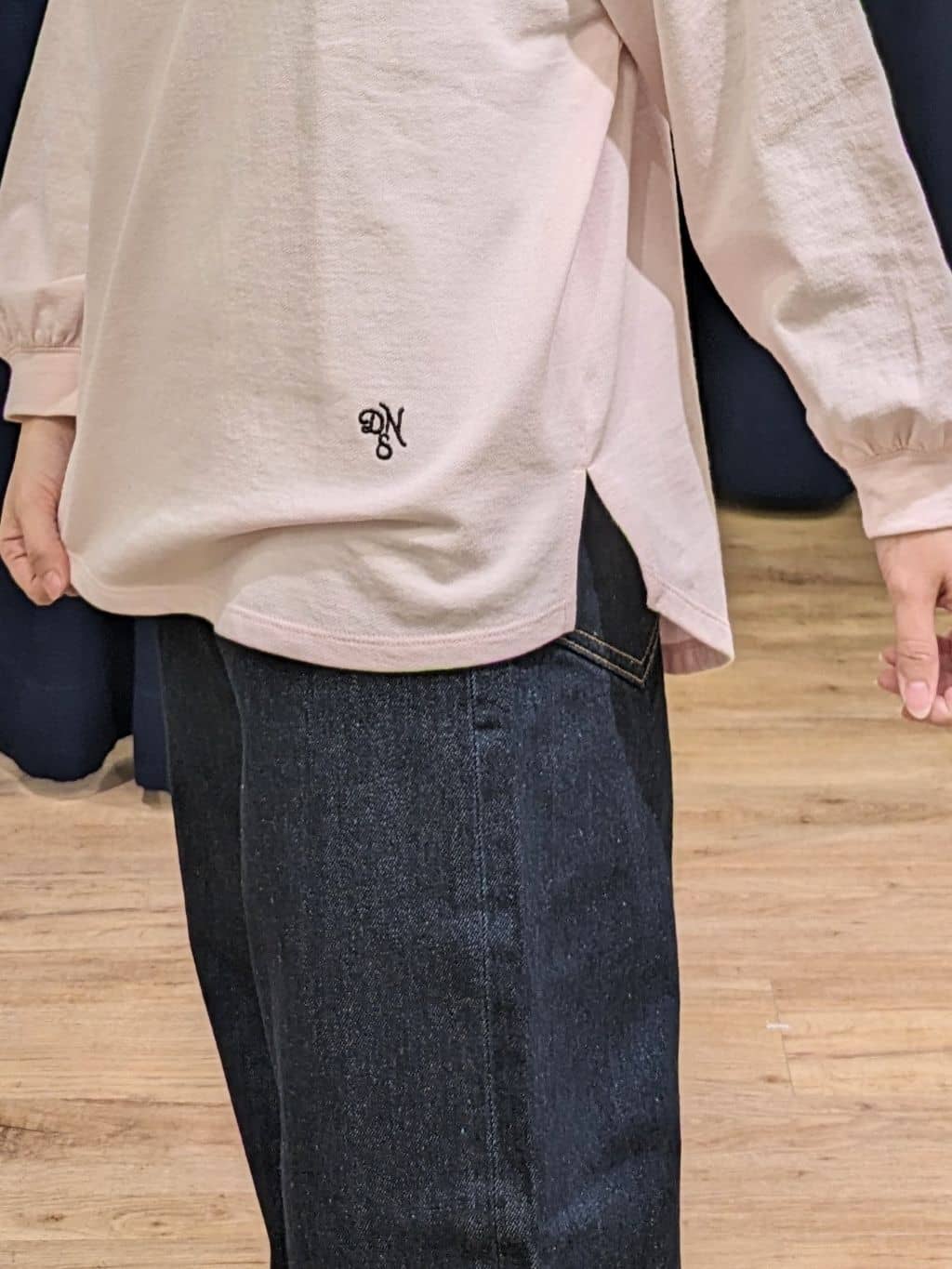 Ayakaさんの「Dessin｜【360度可愛い・洗える】バックヘンリーカットソー」を使ったコーディネート