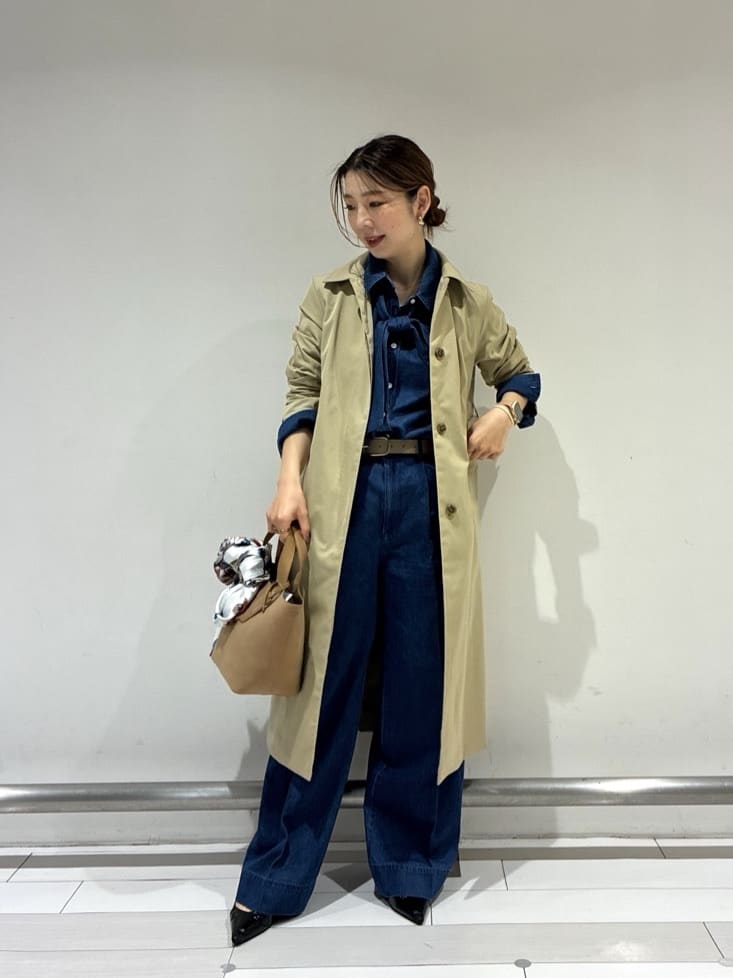 Rinさんの「UNTITLED｜◆【はっ水/洗える】タスランステンカラーコート」を使ったコーディネート