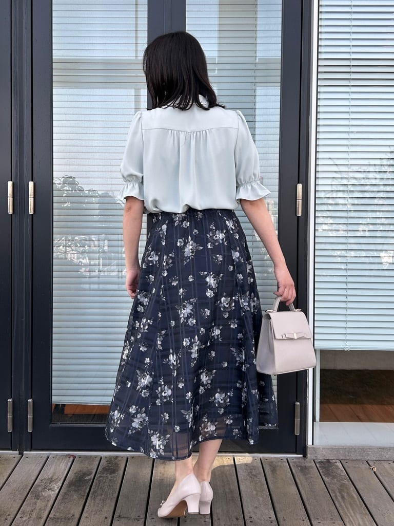 shinoさんの「Couture brooch｜【洗える・通勤】パール調ボタン テーラードジャケット」を使ったコーディネート