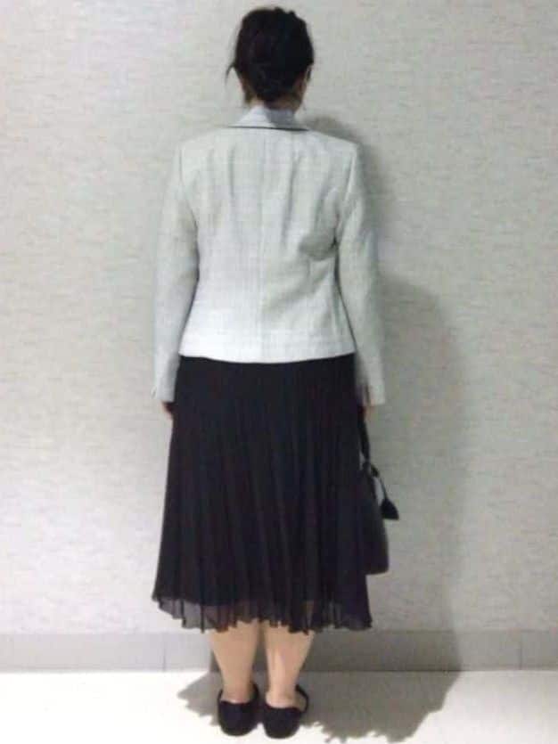 sakoさんの「Reflect｜【SS-4Lサイズ】シフォンジョーゼットプリーツスカート」を使ったコーディネート