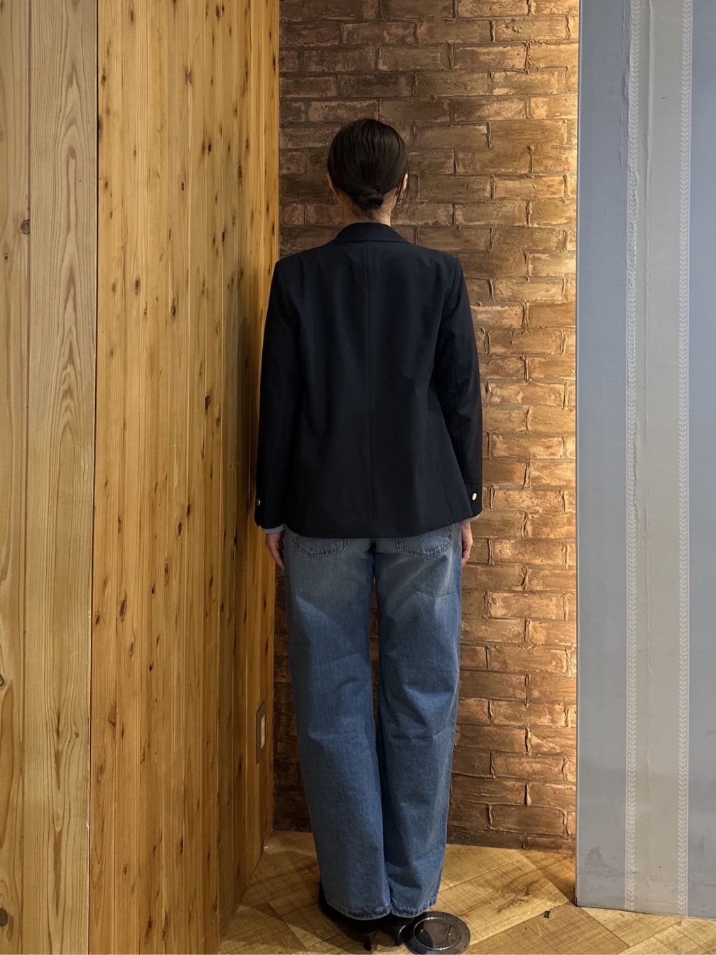 chiiさんの「SHOO･LA･RUE｜【セットアップ可/S-LL/洗濯機可】マニッシュに決まる ダブルブレストジャケット」を使ったコーディネート