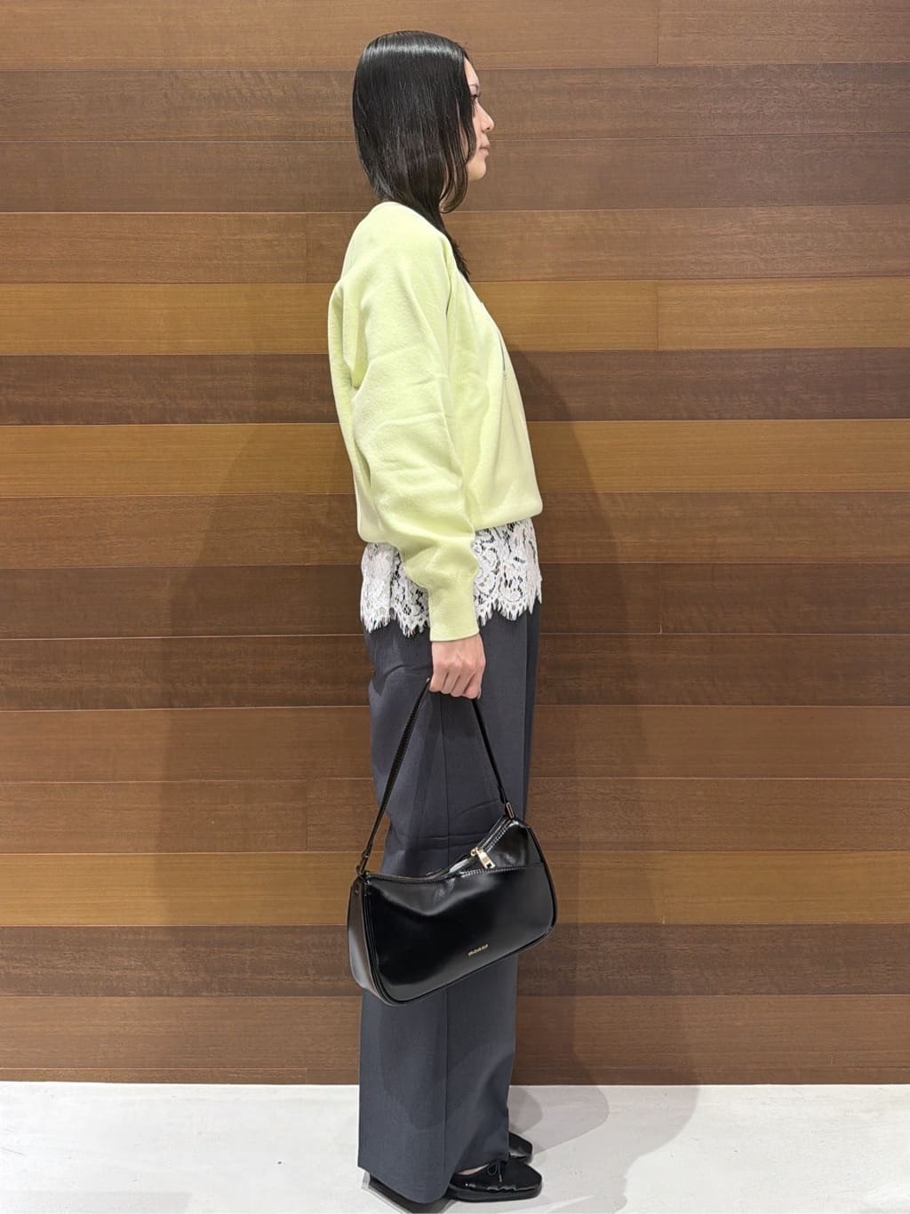 さやさんの「OPAQUE.CLIP｜スウェットライクニット【洗濯機OK】」を使ったコーディネート