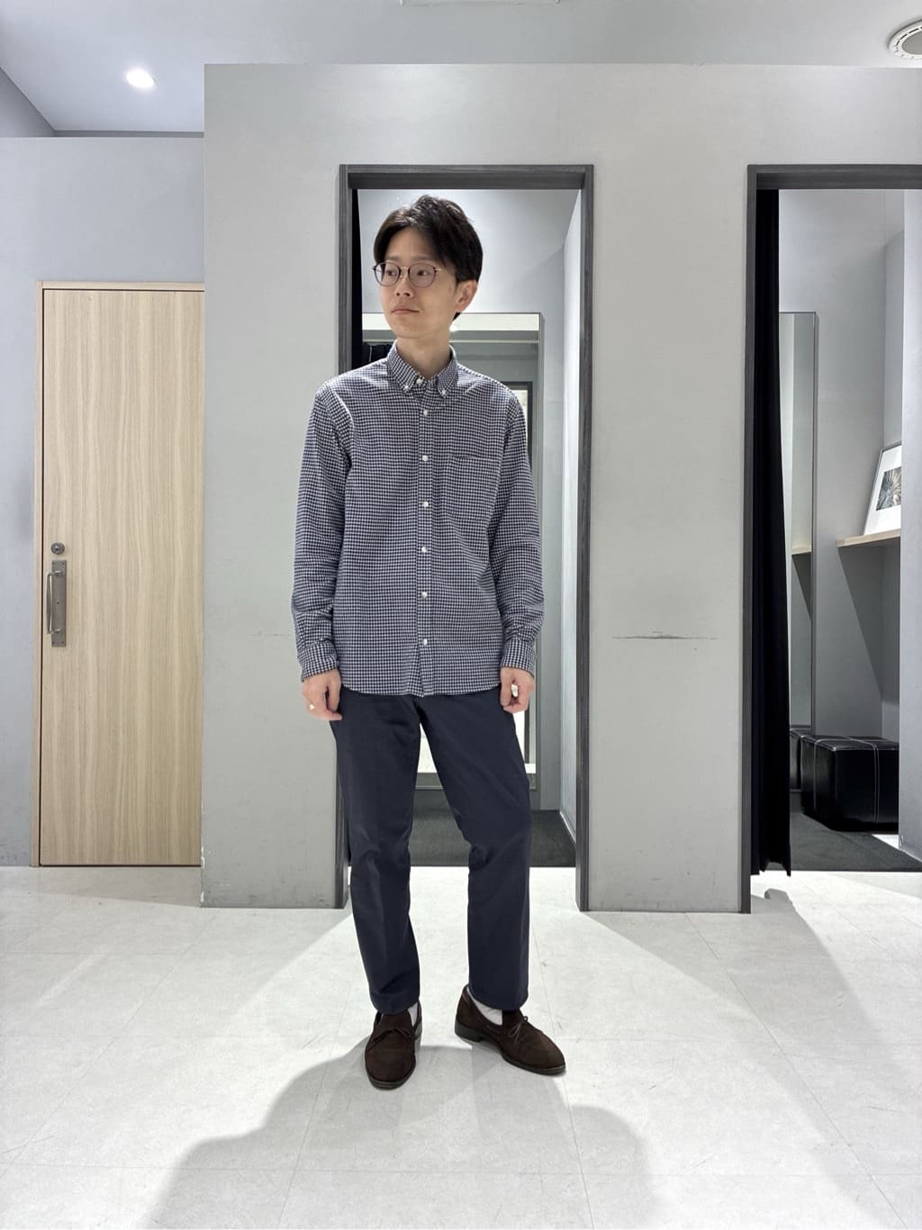 わいずみさんの「TAKEO KIKUCHI｜スタンドカラー ショート リブ ブルゾン」を使ったコーディネート