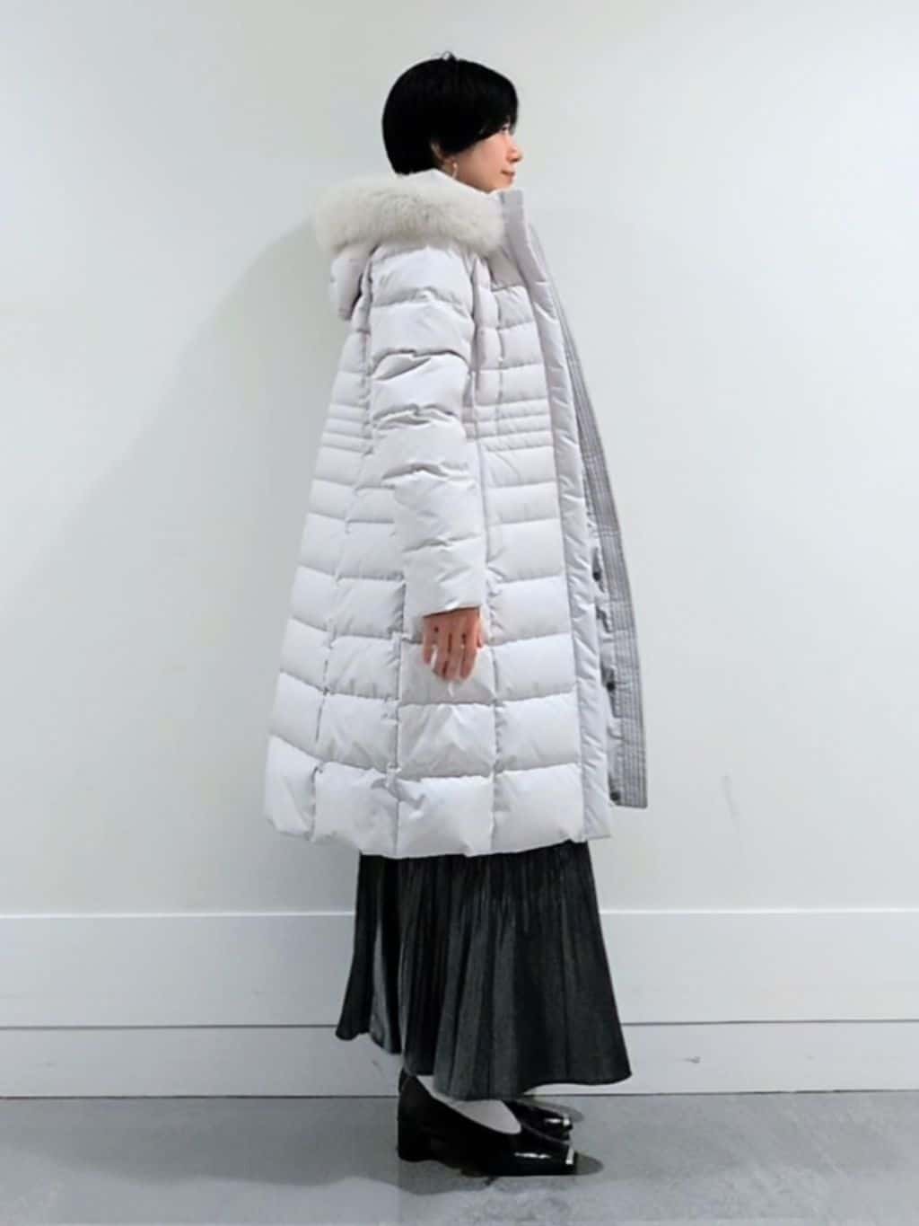 ミズタさんの「UNTITLED｜【洗える】スポンディッシュ ケーブル柄ニット」を使ったコーディネート
