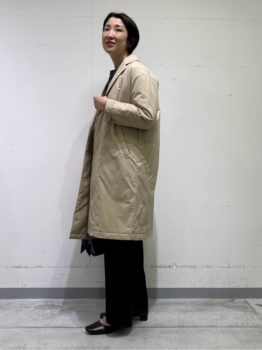 yuriさんの「INDIVI｜【通勤スーツ／洗える】ストレッチワイドパンツ」を使ったコーディネート