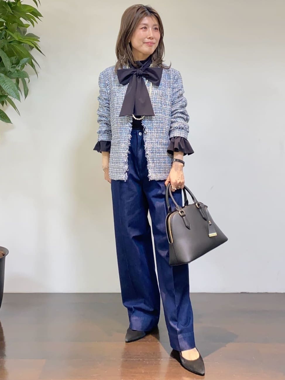 tomoさんの「UNTITLED｜【仕事着/スーツ】ファンシーツイード ジャケット」を使ったコーディネート