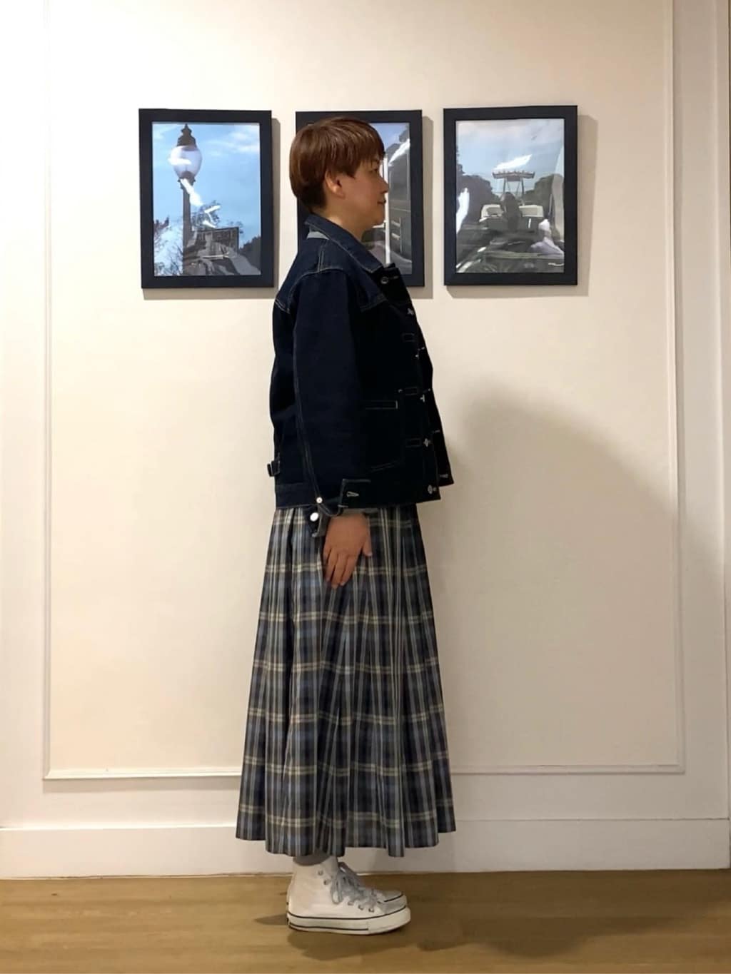 Hiroさんの「Dessin｜【ユニセックス/2WAY】リバーシブルデニムジャケット」を使ったコーディネート