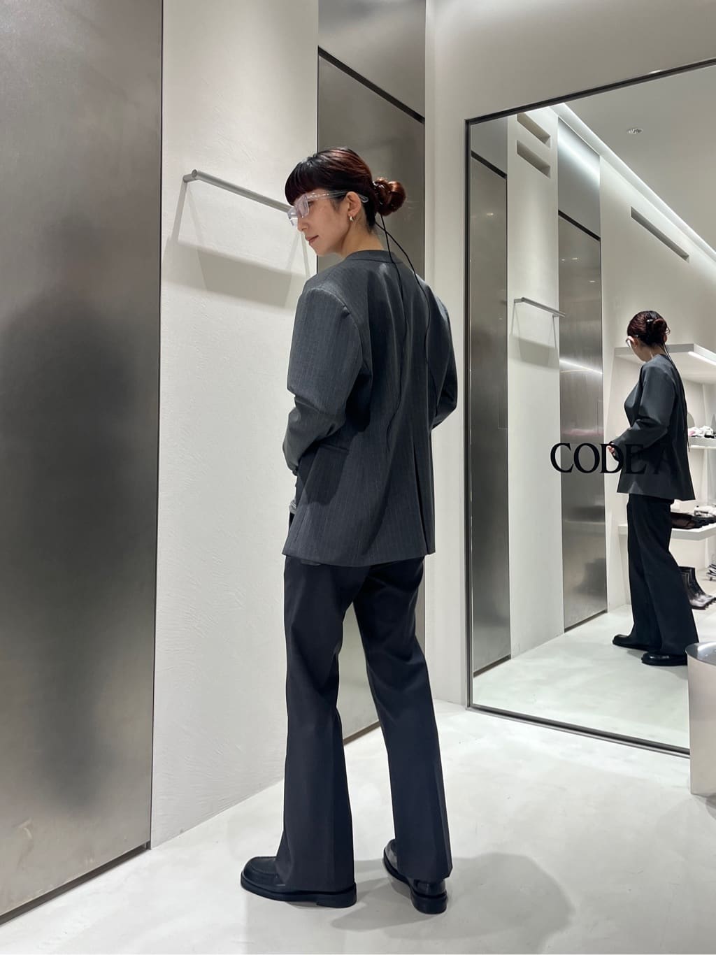 Rielさんの「CODE A｜sheer combi layer tops」を使ったコーディネート