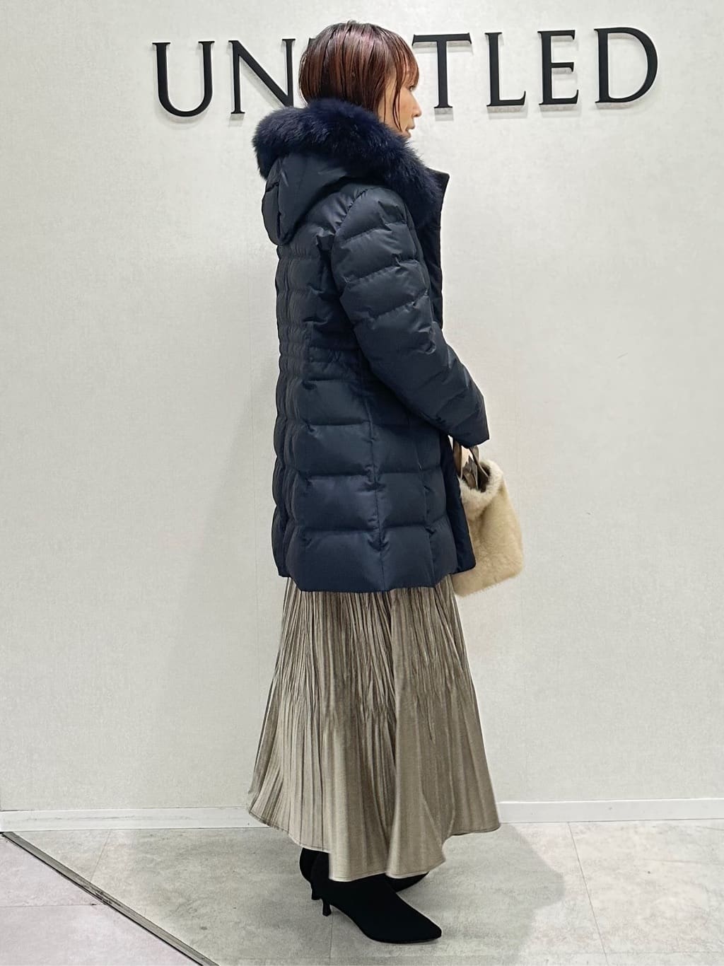 Miwaさんの「UNTITLED｜【8色展開/洗える】ウールカシミヤ ハイネックニット」を使ったコーディネート