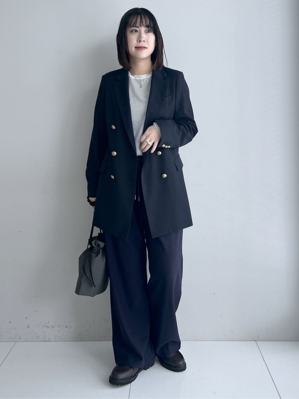 Hirokaさんの「Dessin｜【洗える】シアーチュールポイントカットソー」を使ったコーディネート