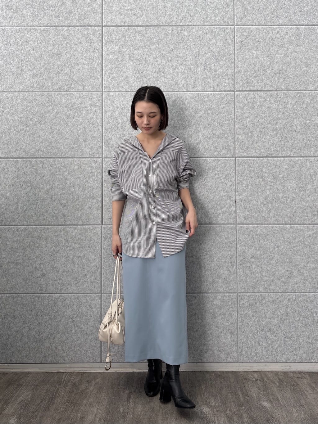 ayanoさんの「INDIVI｜Timeless｜ビッグポケットフォルムシャツ【接触冷感】」を使ったコーディネート
