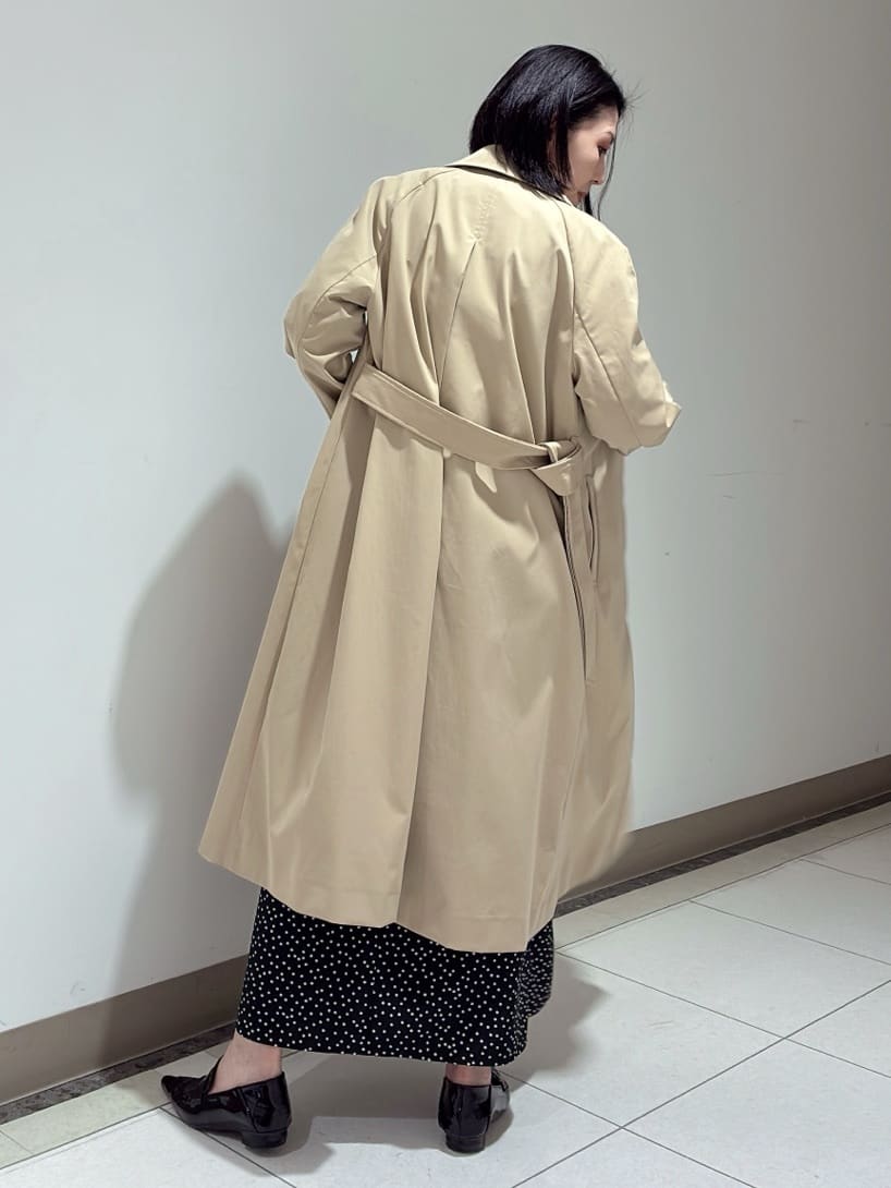 環さんの「UNTITLED｜◆【はっ水/洗える】タスランステンカラーコート」を使ったコーディネート